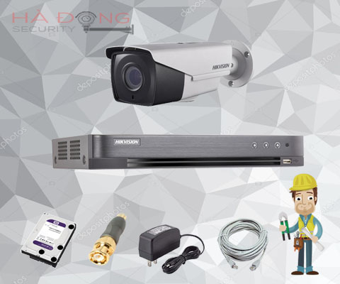 Bộ camera Hikvision 3.0 Megapixel hồng ngoại 80m
