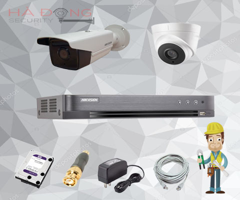 Bộ camera Hikvision 2.0 Megapixel hồng ngoại 40m