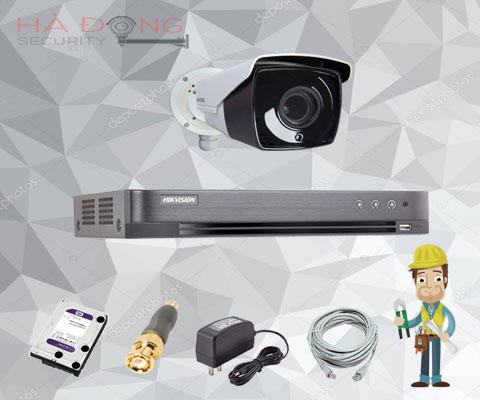 Bộ camera Hikvision 2.0 Megapixel hồng ngoại 80m