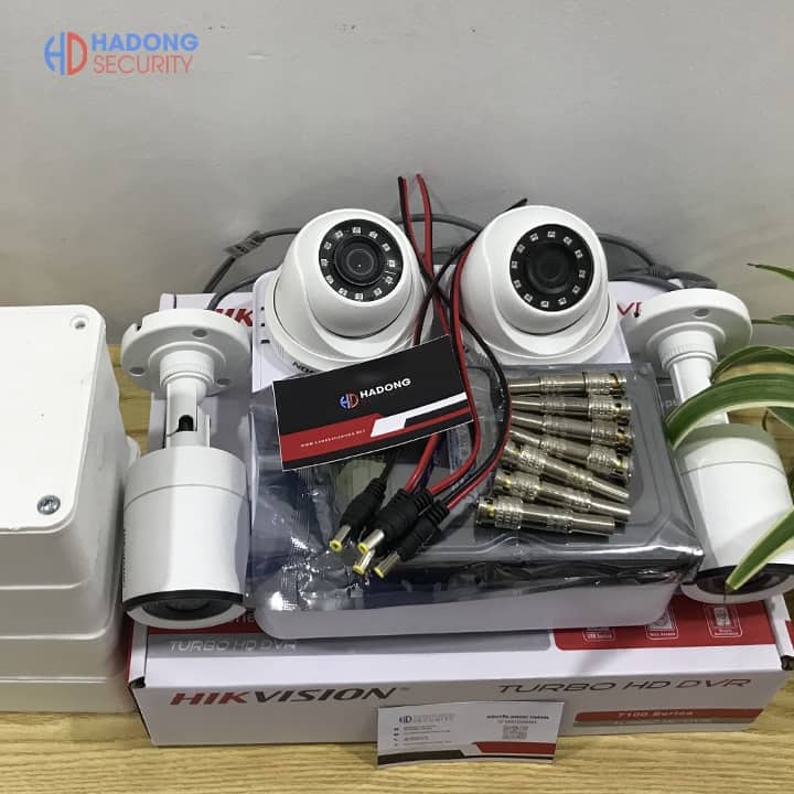 Bộ camera Hikvision 2mp hồng ngoại 20m