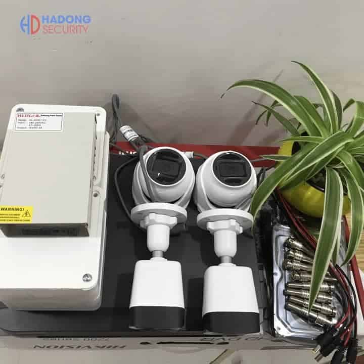 Bộ camera Hikvision 2mp Âm thanh Hồng ngoại 20m