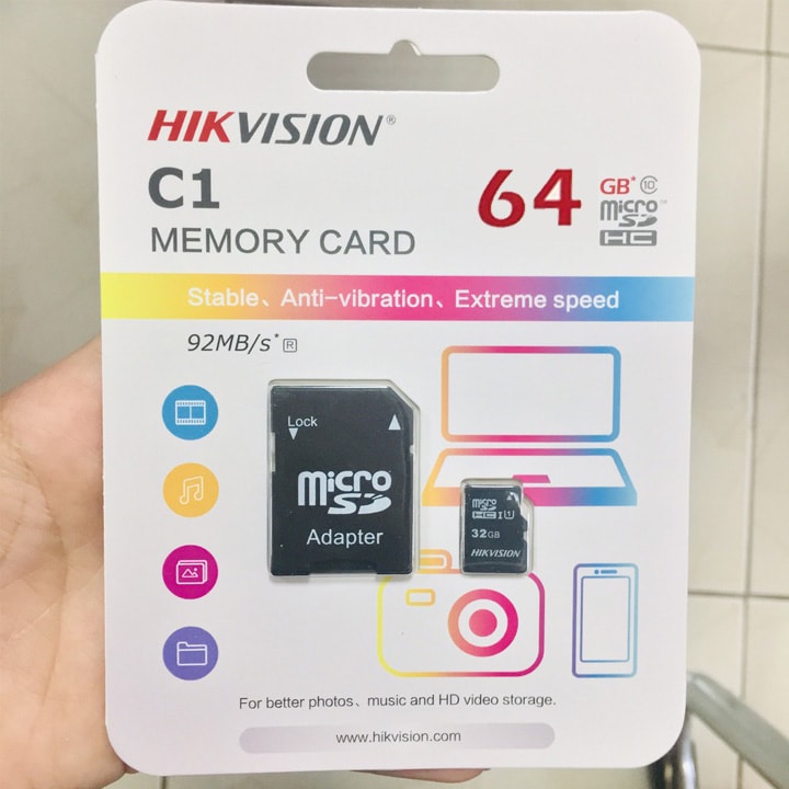 Thẻ nhớ camera 64GB chuyên dụng cho camera