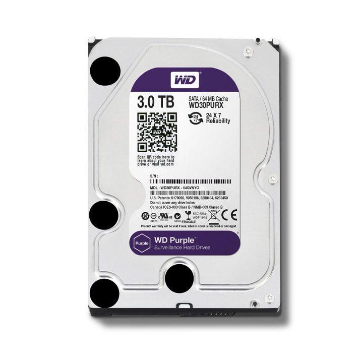 Ổ cứng camera 3Tb (3000GB) chuyên dụng cho hệ thống giám sát