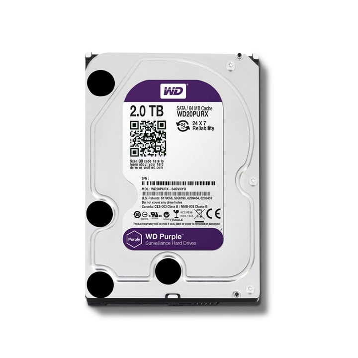 Ổ cứng camera 2Tb (1000GB) chuyên dụng cho hệ thống giám sát