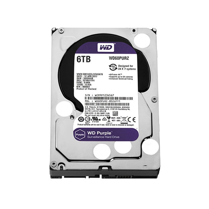 Ổ cứng camera 6Tb (6000GB) chuyên dụng cho hệ thống giám sát