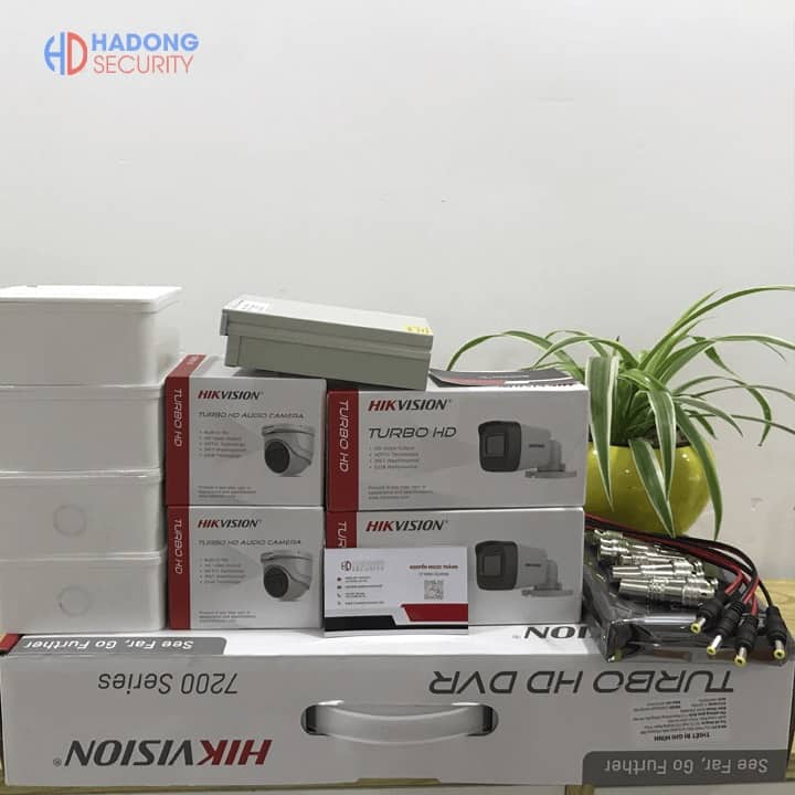 Bộ camera Hikvision 8MP hồng ngoại 20m